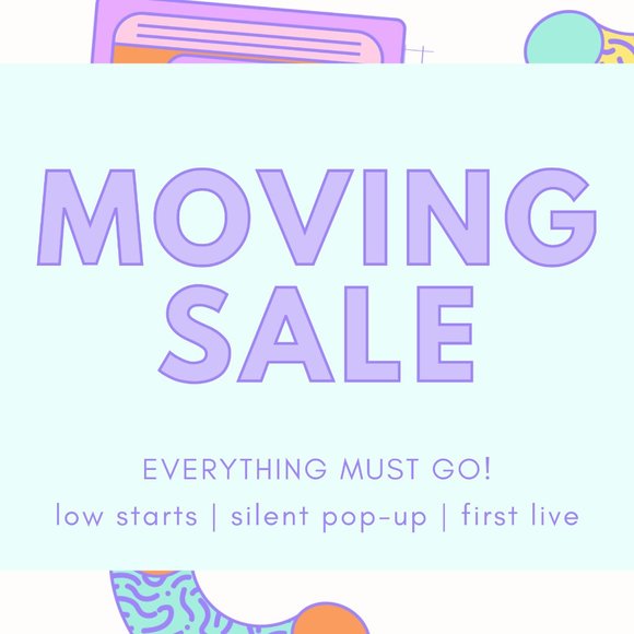 LIKE THIS TO BE NOTIFIED ✨ MOVING SALE ✨ EVERYTHING MUST GO ✨ LOW STARTS - Picture 1 of 1